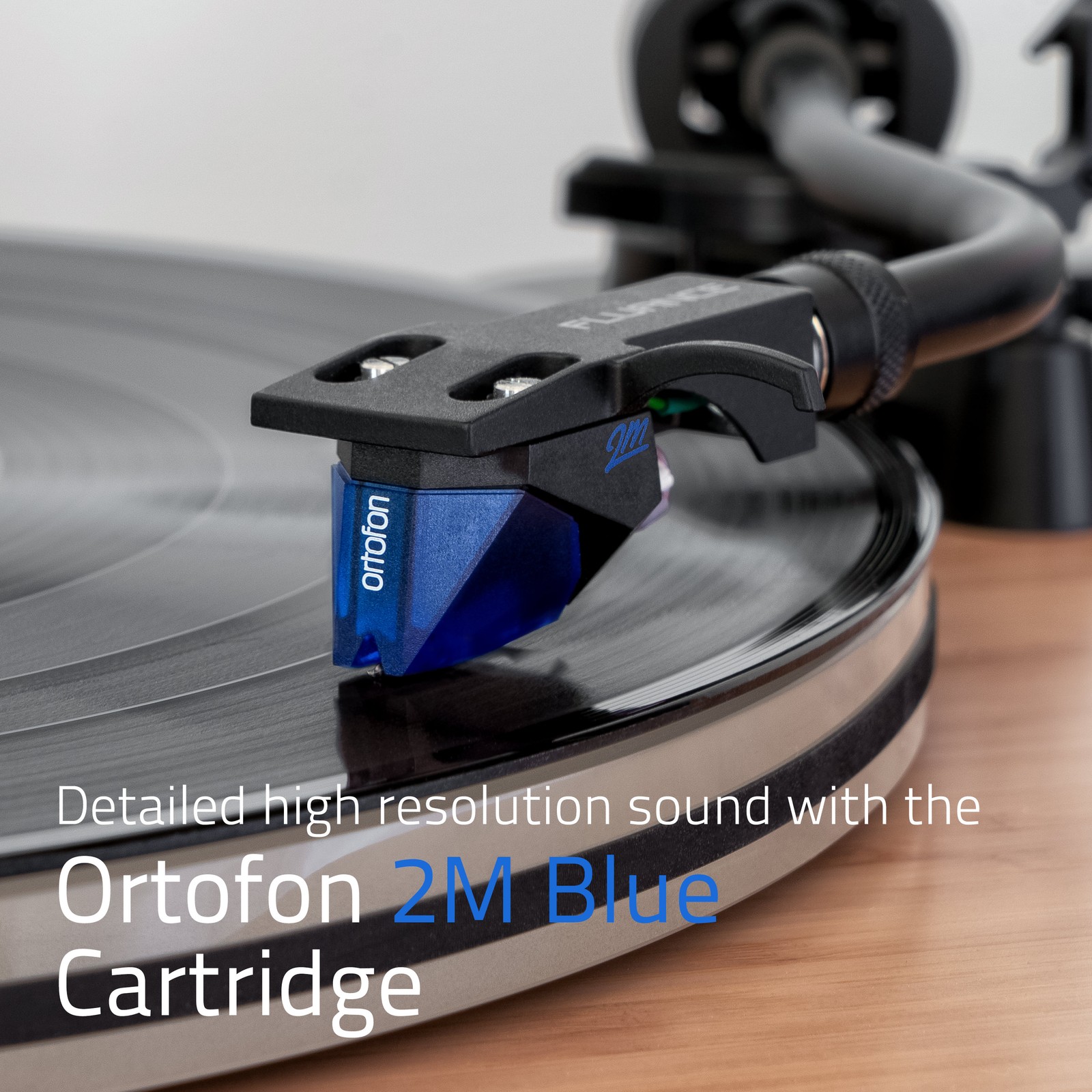 Fluance RT85 Reference Turntable with Record Weight and Vinyl Cleaning Kit