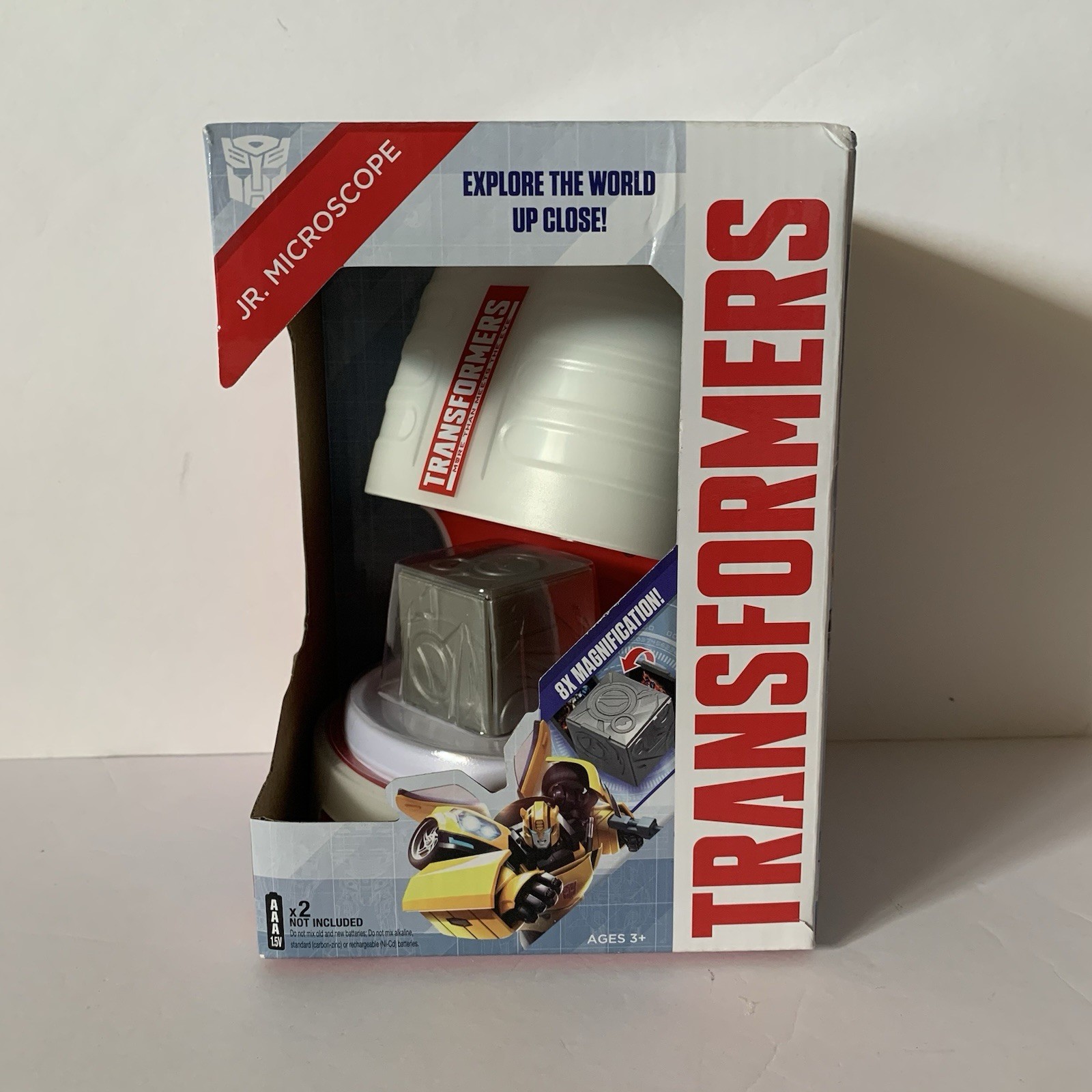 Transformers Jr. Lighted Microscope 8X Magnification NEW