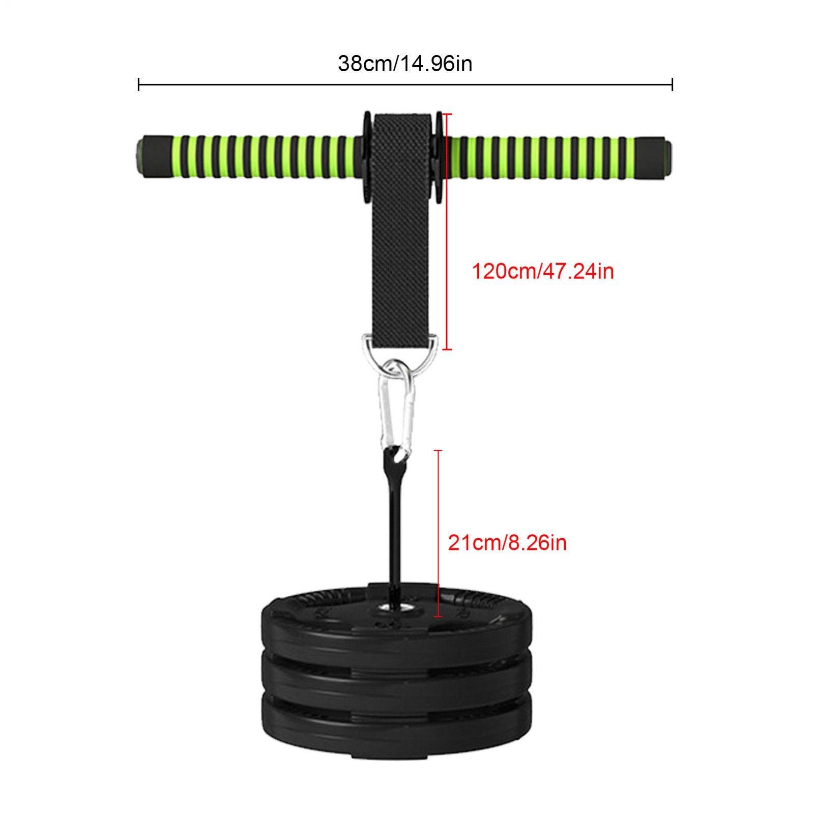 Forearm Wrist Roller Arm Strengthener Hand Gripper Forearm Gym Exerciser Roller