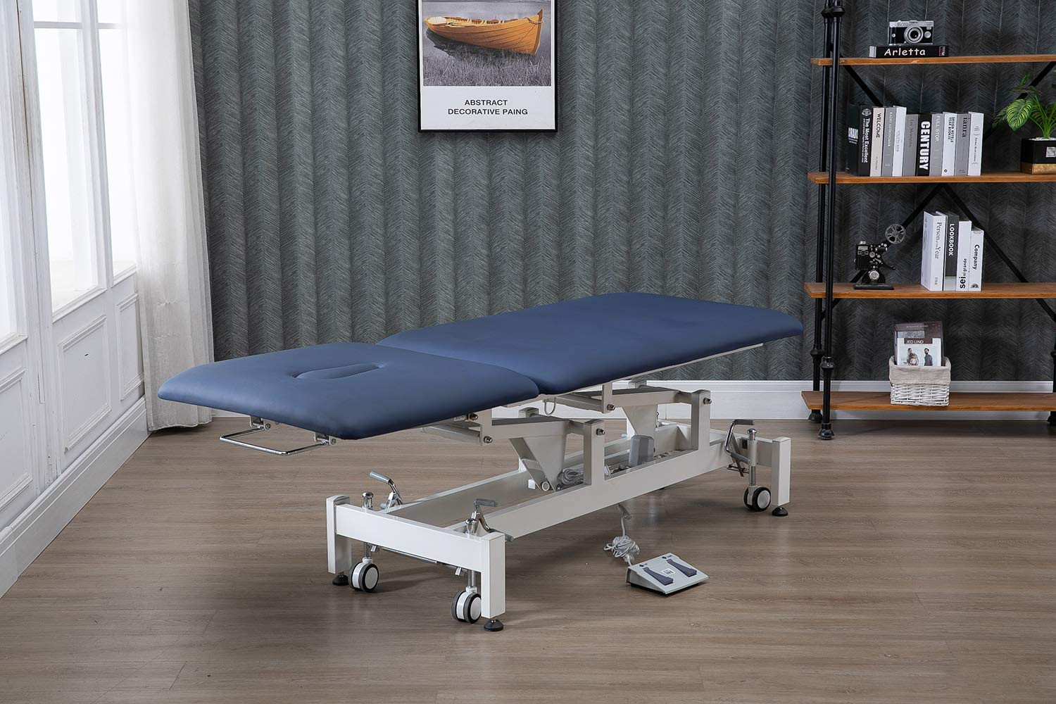 Hi-Lo Adjustable Physical Therapy Table - Comfortable Spa Bed for Massage & Acup