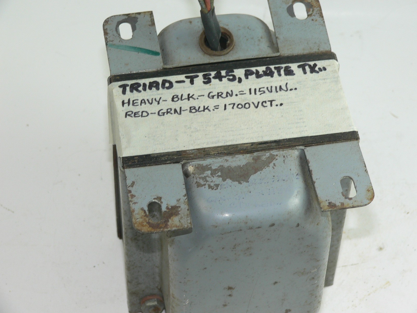 1 Triad T545 Plate Transformer--Tests good--USA