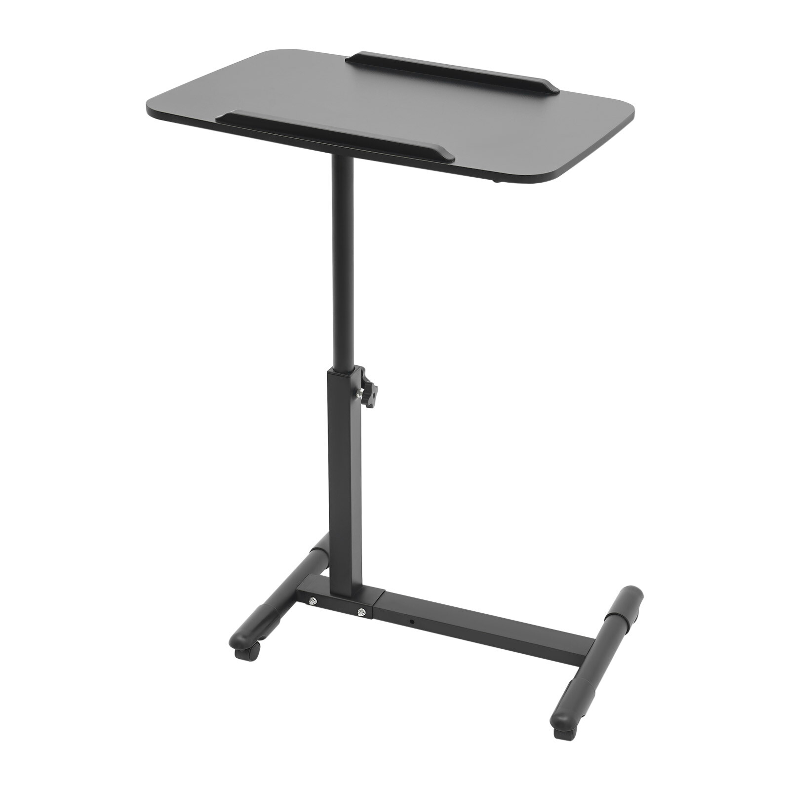 Adjustable Overbed Bedside Table with Wheels, Bed Desk, Over The Bed Table