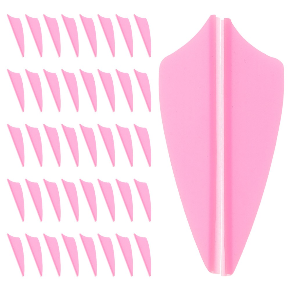 60 Pcs Arrow Fletchings Archery Vanes Replacement Tail Accessory