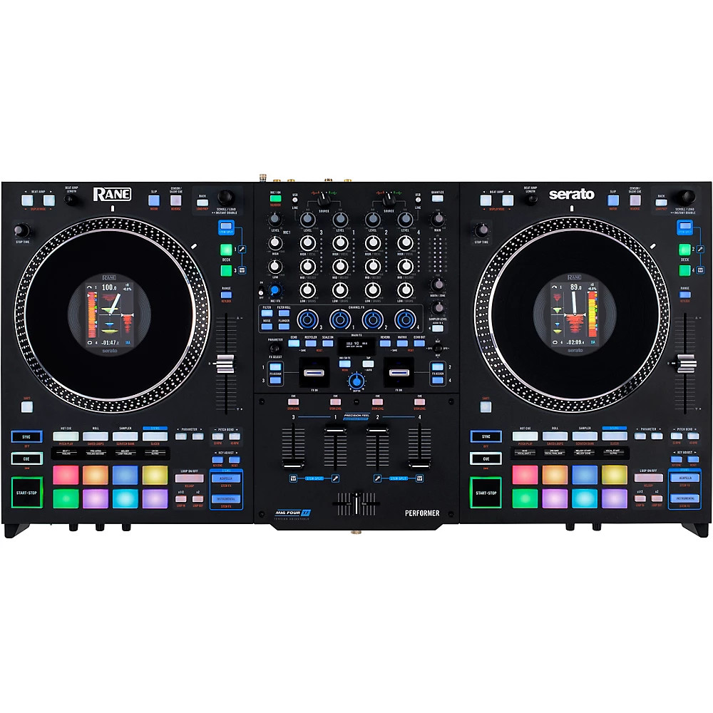 RANE PERFORMER Home Scratch Bundle with Studio Monitors and Headphones