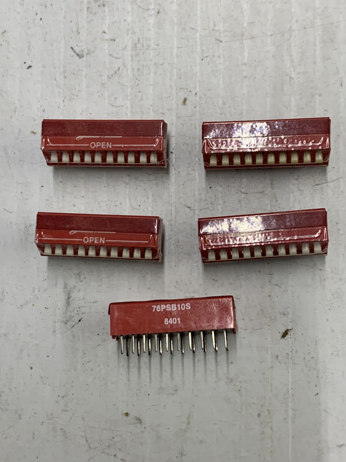 Grayhill DIP Switch 76PSB10S *Lot of 5*