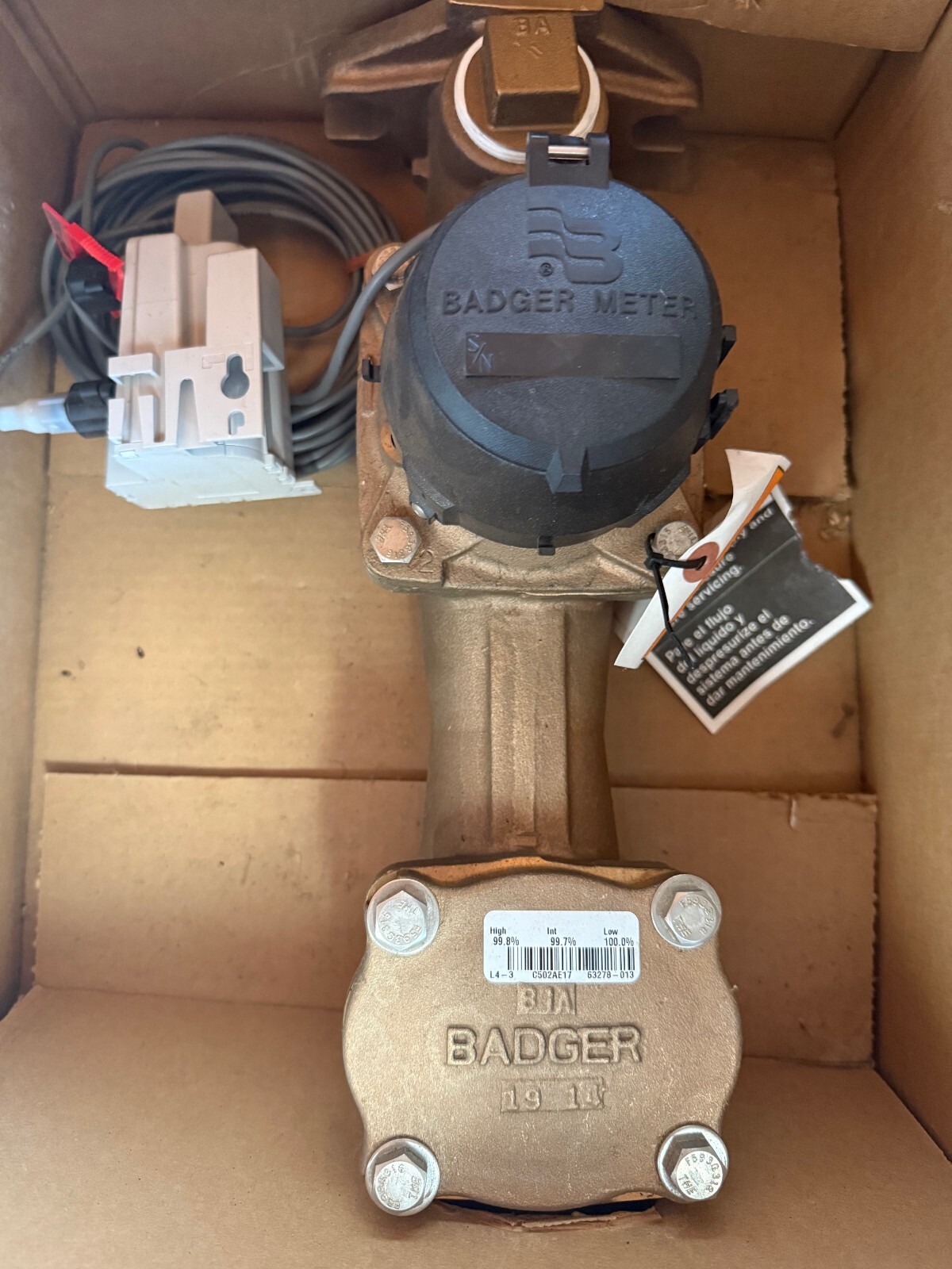 Badger 2” Turbo Water Meters 35759799 LL-NS NSF 61-G MTR