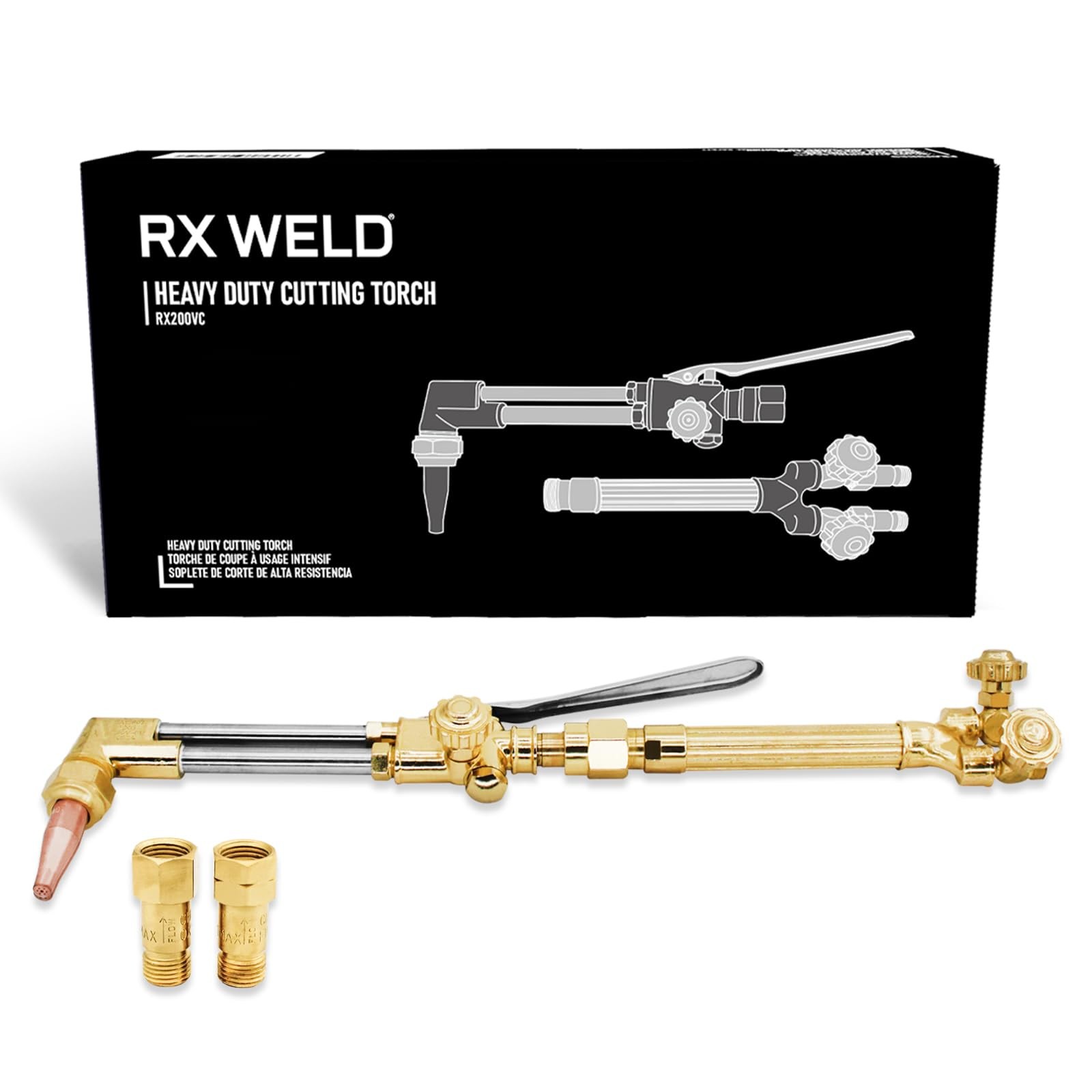 Heavy Duty Cutting Torch CA 2460 HD310C 11101 Tip 3/4" Oxy Acetylene Welder