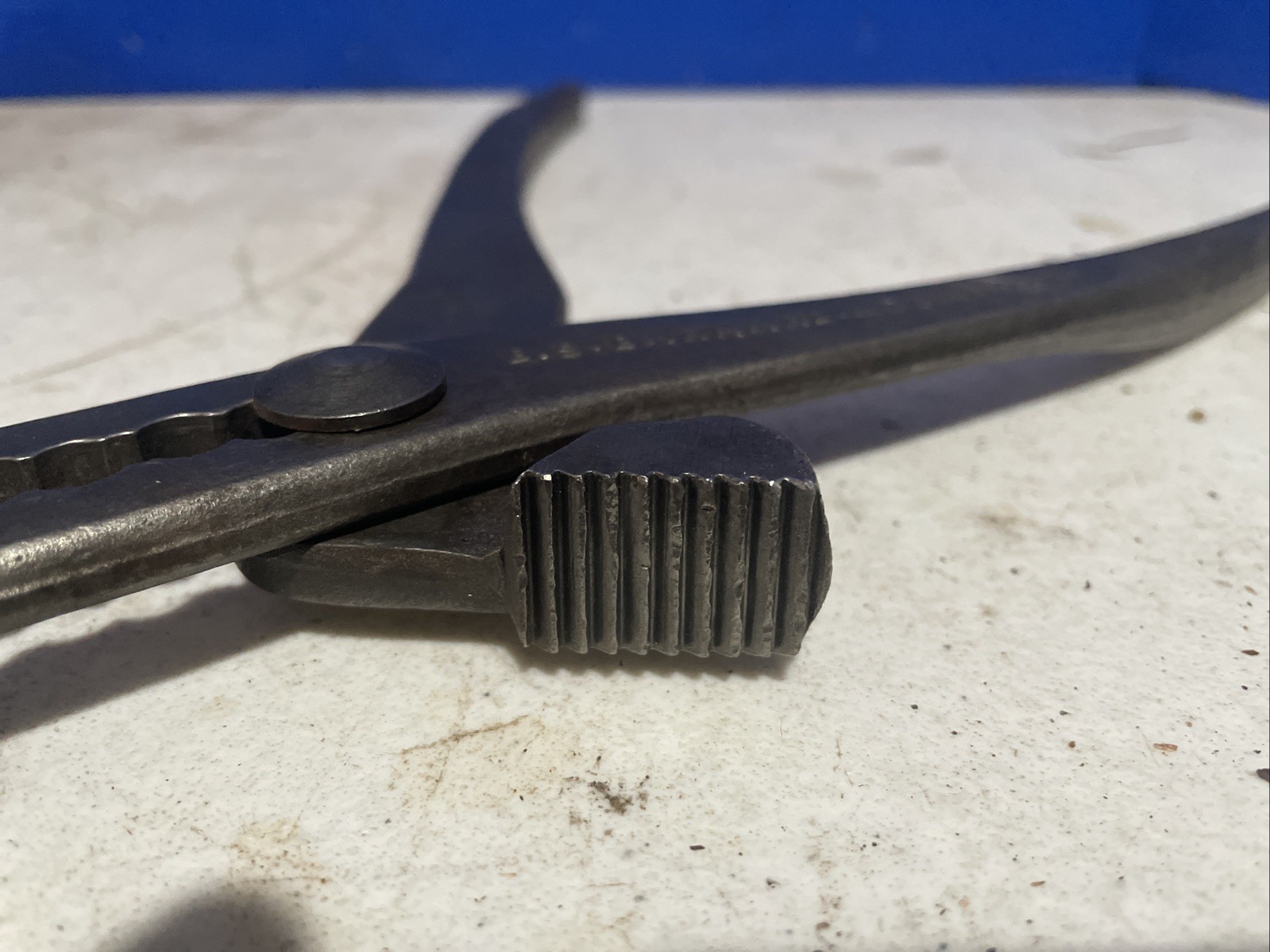 Vintage B S Barnhard 13 Inch Pipe Wrench