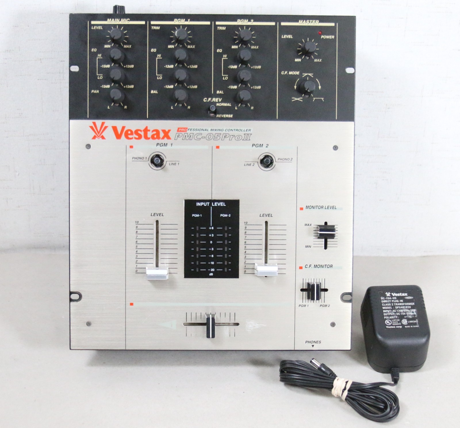 Vestax PMC-05 Pro II Professional DJ Mixer w/ Samurai Scratch Fader Upgrade WOW