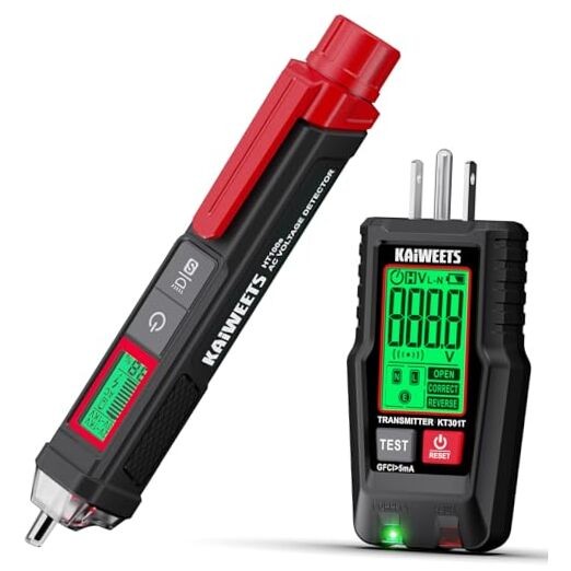 Electrical Test Kit—Non-Contact Voltage Tester—GFCI Outlet Tester—GFCI Tester