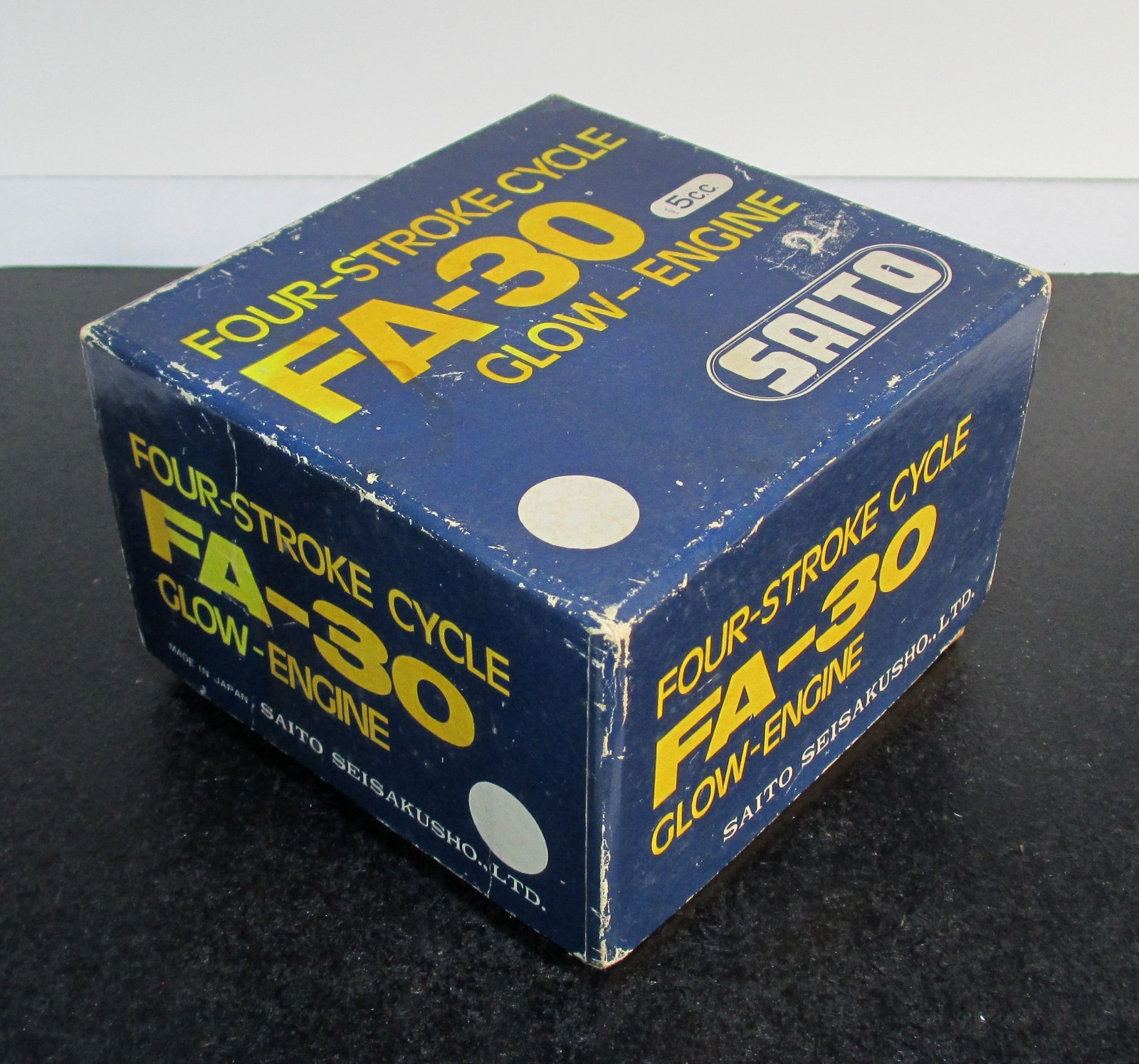SAITO FA-30 Open Rocker 5cc 4-Stroke Glow Engine (Factory Overhauled)
