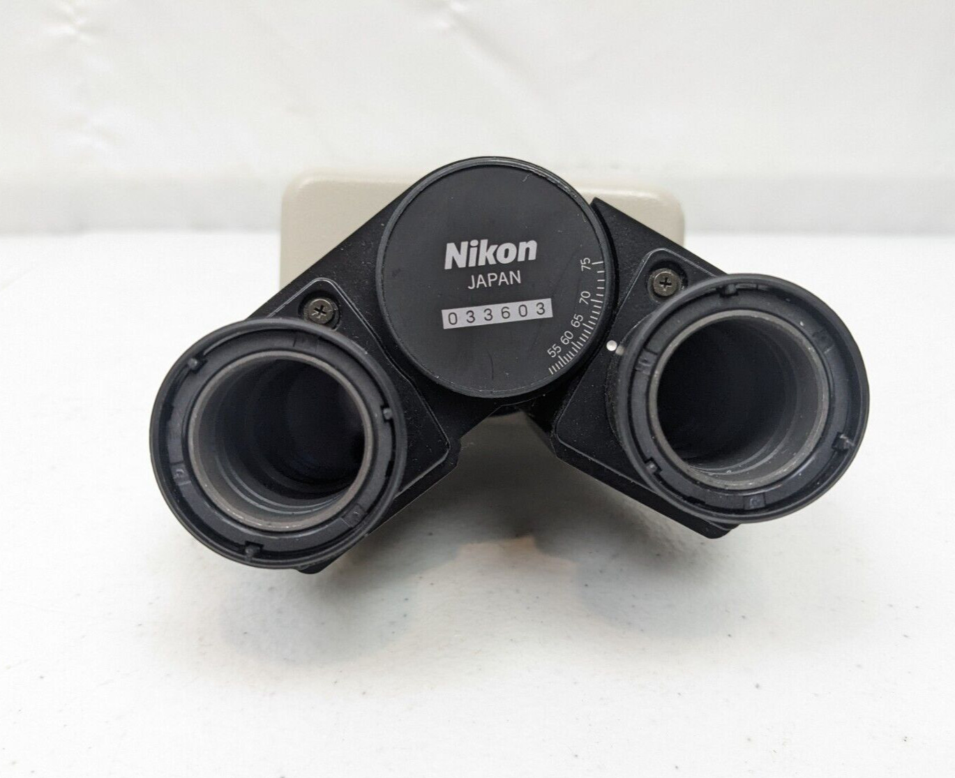 Nikon Binocular Microscope Head for Optiphot Labophot Microscopes (No Eyepieces)