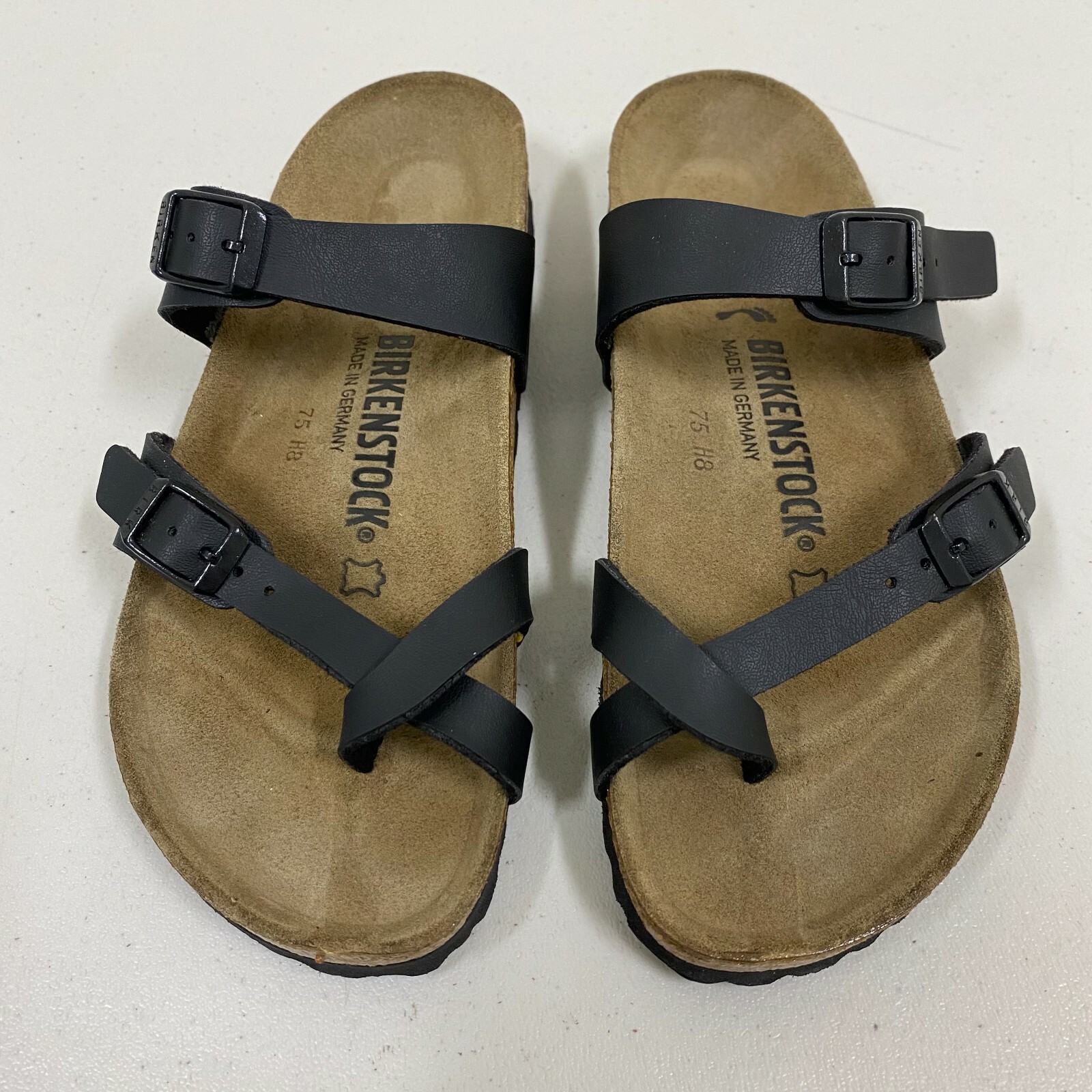 New with Box Birkenstock Mayari Black Birko-Flor Narrow - Select Size