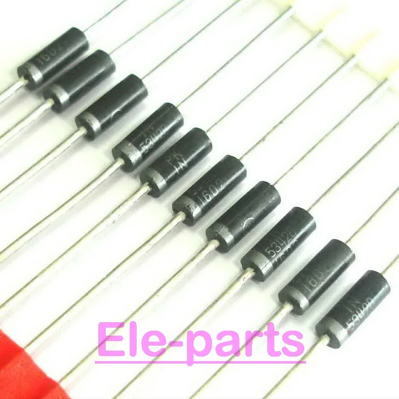 50, 1N5342BRLG DO-15 1N5342B 1N5342 5 Watt 6.8V Zener Voltage Refulators Diodes