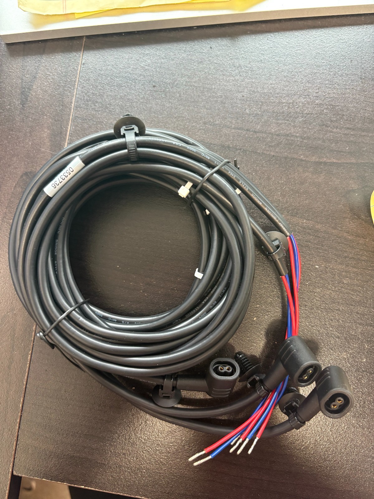 Hussmann 0533736 Shelf LED Trunk Harness 12'