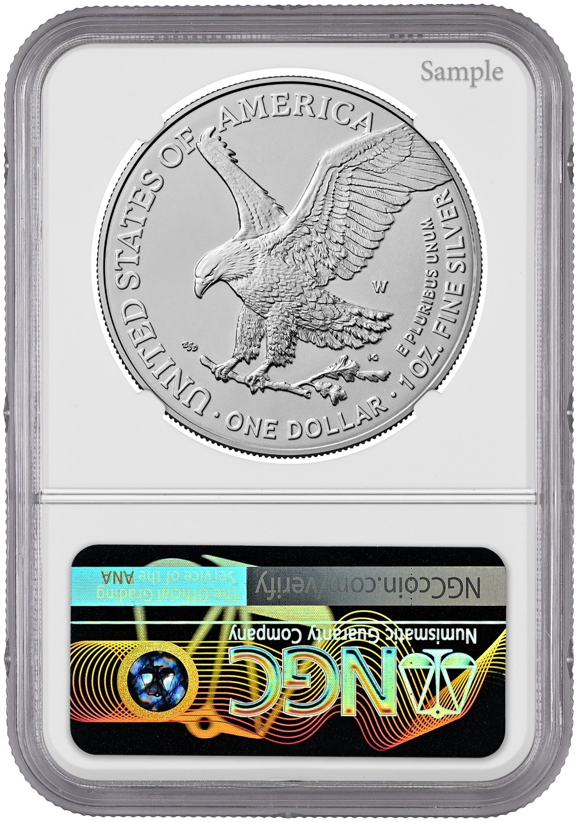 2026-W (MS70 EF) Enhanced Uncirculated American Silver Eagle $1 ASE NGC - ER