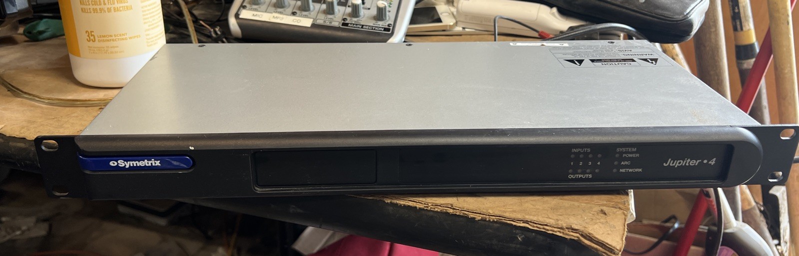 Symetrix Jupiter 4 4-Channel Rack-Mount Digital EQ Signal Processor, Ethernet