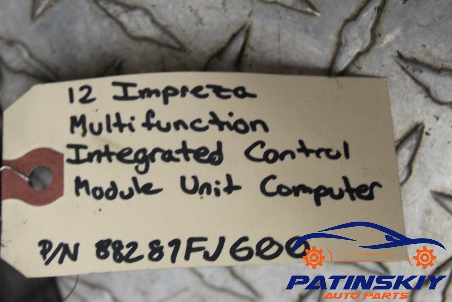 2012 SUBARU IMPREZA MULTIFUNCTION INTEGRATED CONTROL MODULE UNIT COMPUTER 12