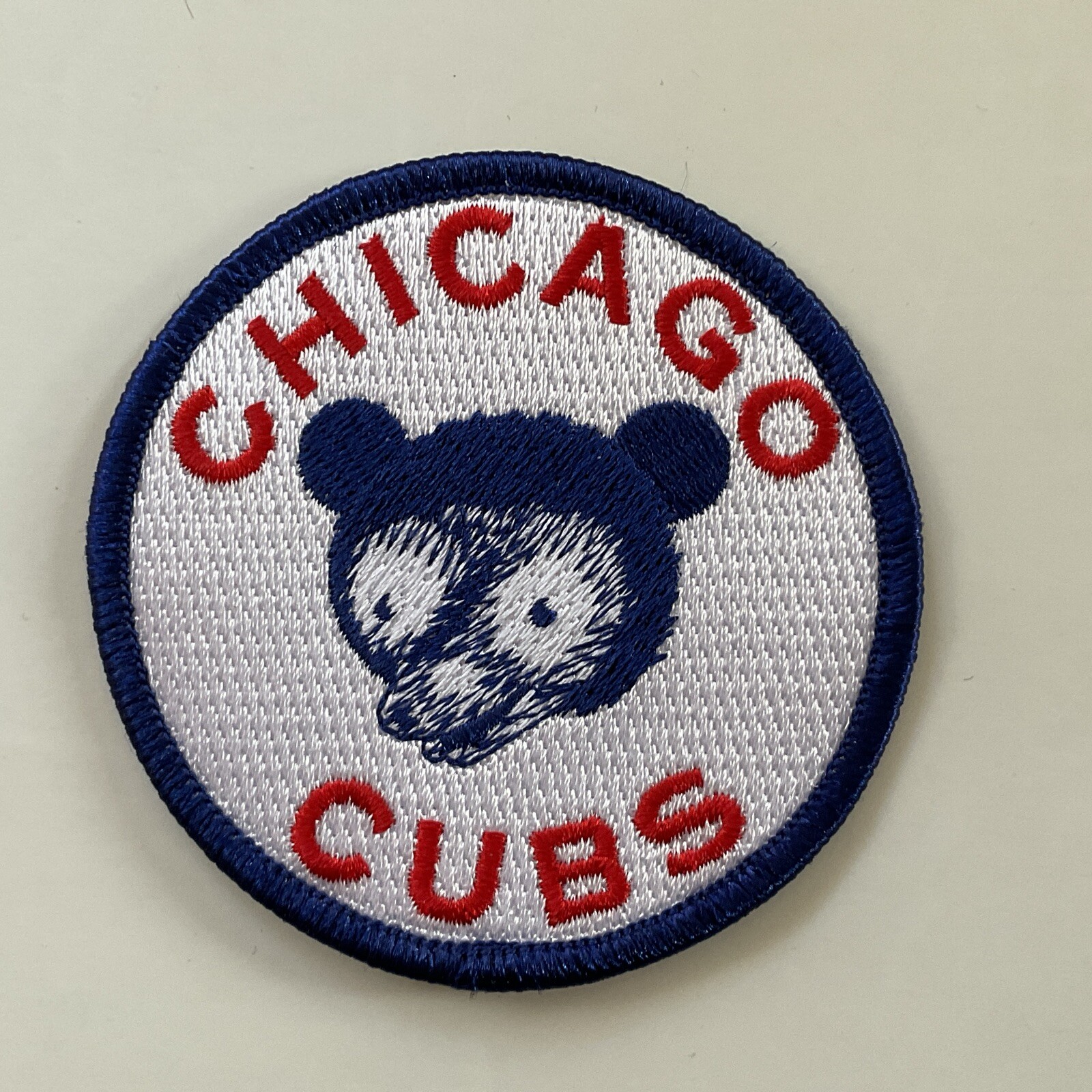 Chicago Cubs Cubbie Bear Vintage Embroidered Iron On LOGO Patch 3” X 3” MLB