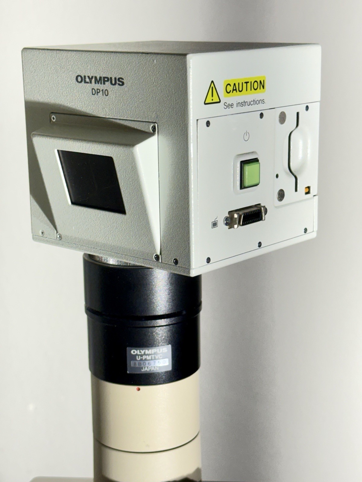 Olympus BH-2 BHS Microscope Trinocular w/ Olympus DP10 Digital Microscope Camera