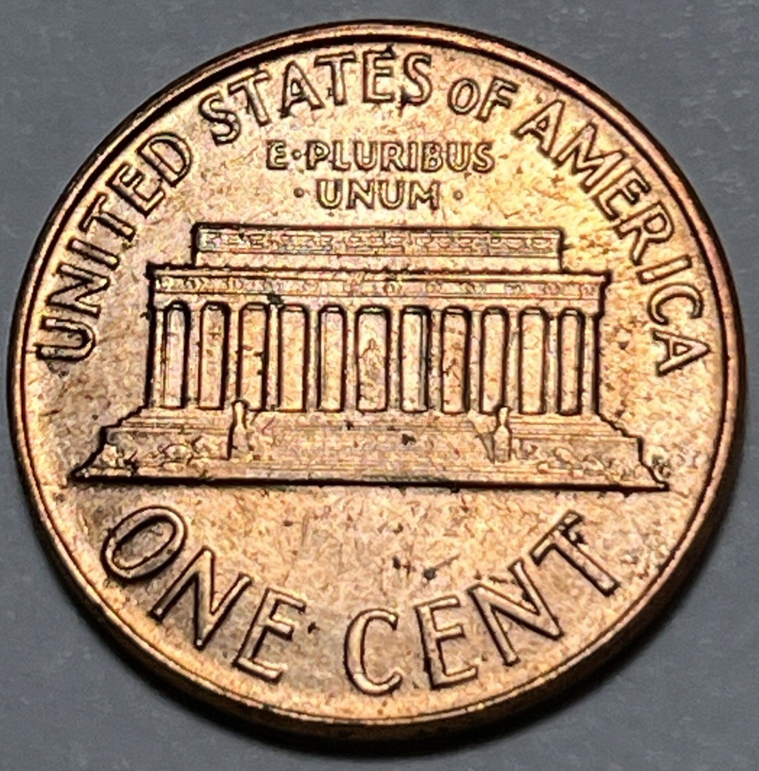 1963 D Penny Errors Strike Through Grease From Original Uncirculated Roll #2