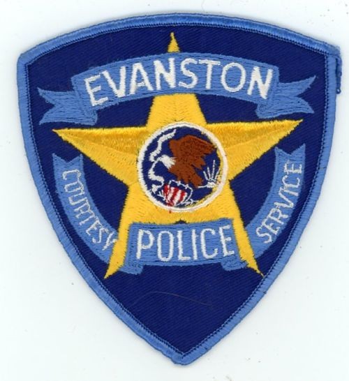 ILLINOIS IL EVANSTON POLICE NICE SHOULDER PATCH SHERIFF