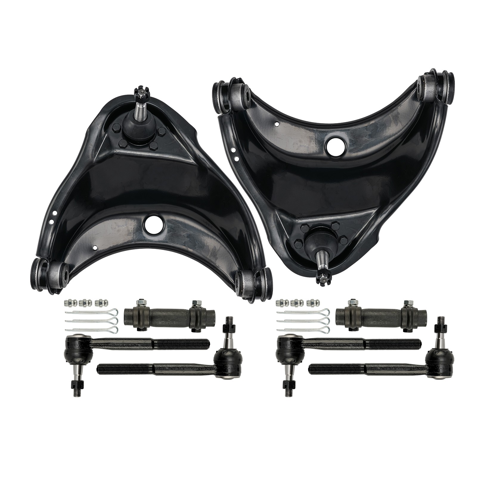 10Pcs Complete Front Suspension Kit For 88-99 Chevy GMC C1500 88-00 Chevy C2500