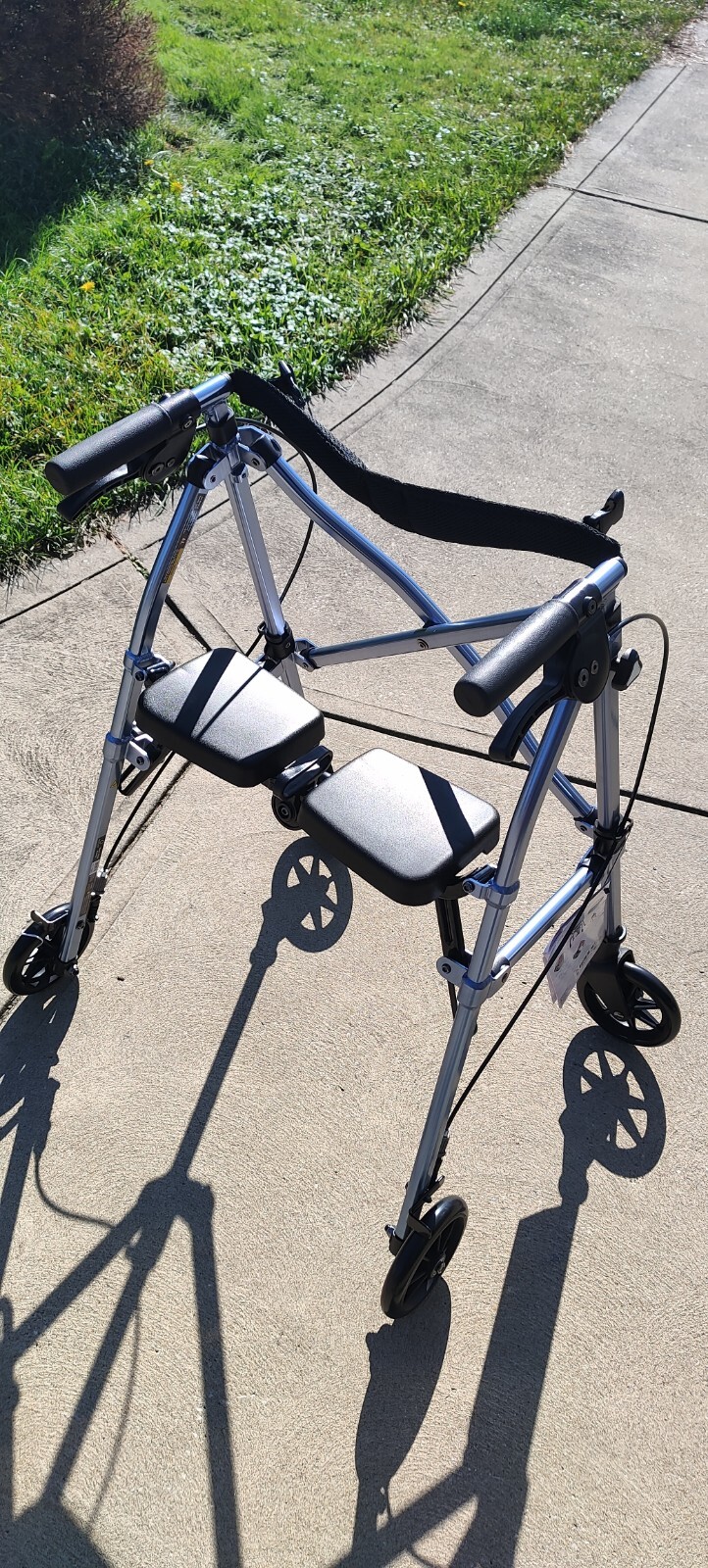Able Life Space Saver Rollator Short, Lightweight Junior Folding Walker for...