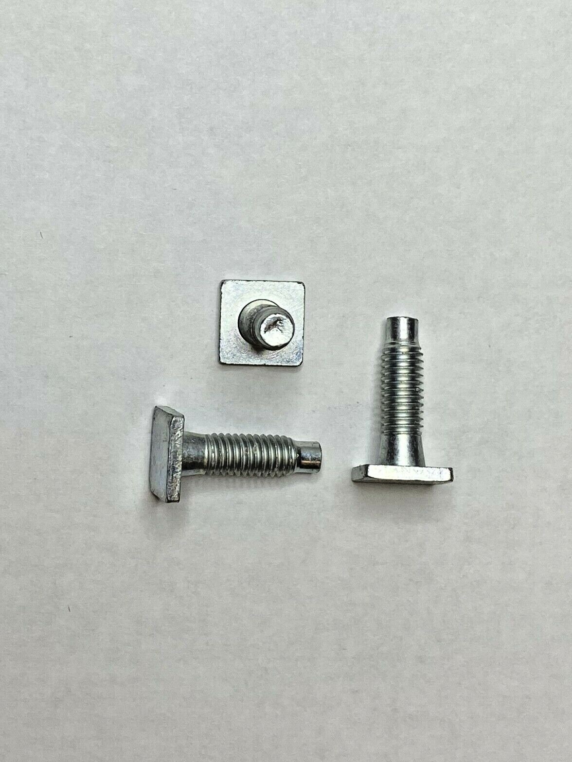20-Pack M6-1.0 x 20 mm Square Head Bolt, Zinc & Clear Coated (4174SD)