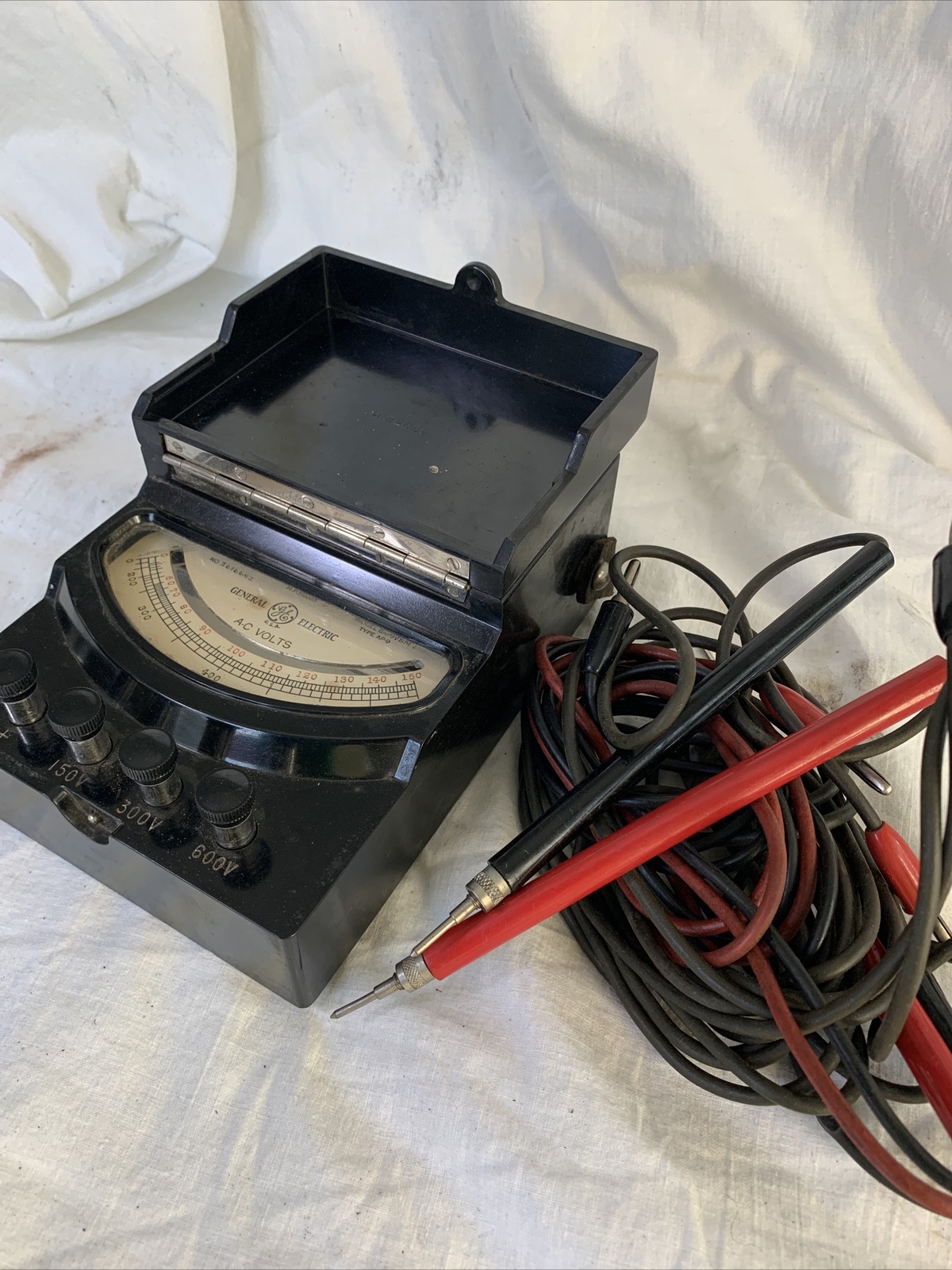 General Electric GE Analog AC Voltmeter AP-9 Model 8AP9VBM7