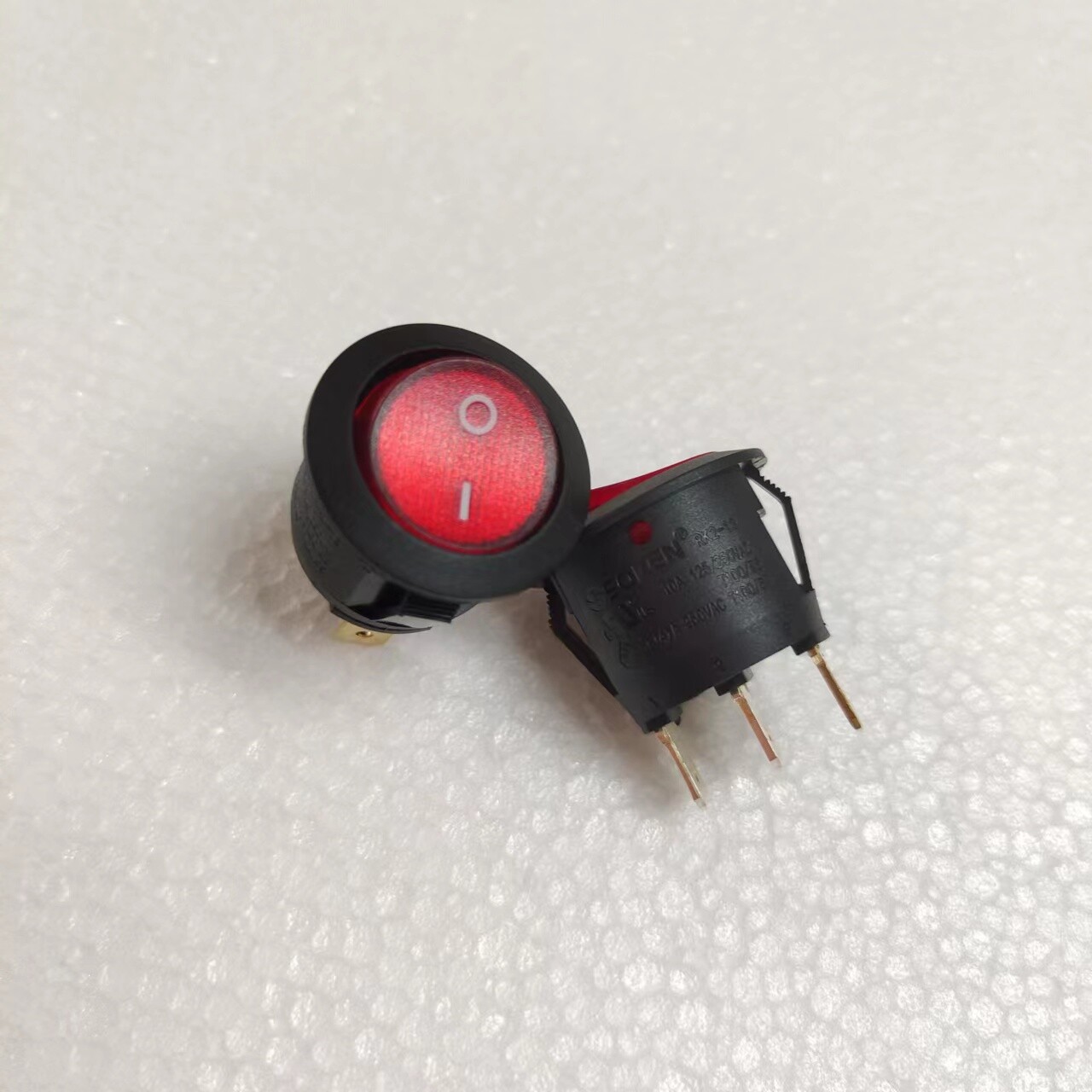 2pcs  ON-OFF Rocker Switch  RK2-13C 10A 125VAC 3 Pins