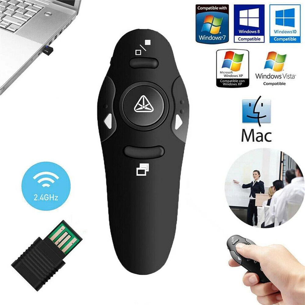 Power Point Presentation Laser Pointe Remote Control Wireless USB PPT Presenter