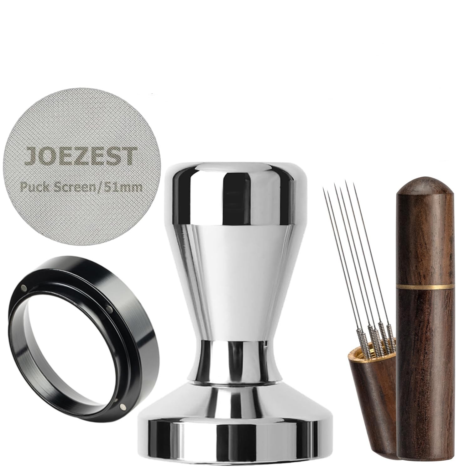 51mm Espresso Tamper Espresso Accessories Kit: Espresso Tamper Set, Coffee Ta...