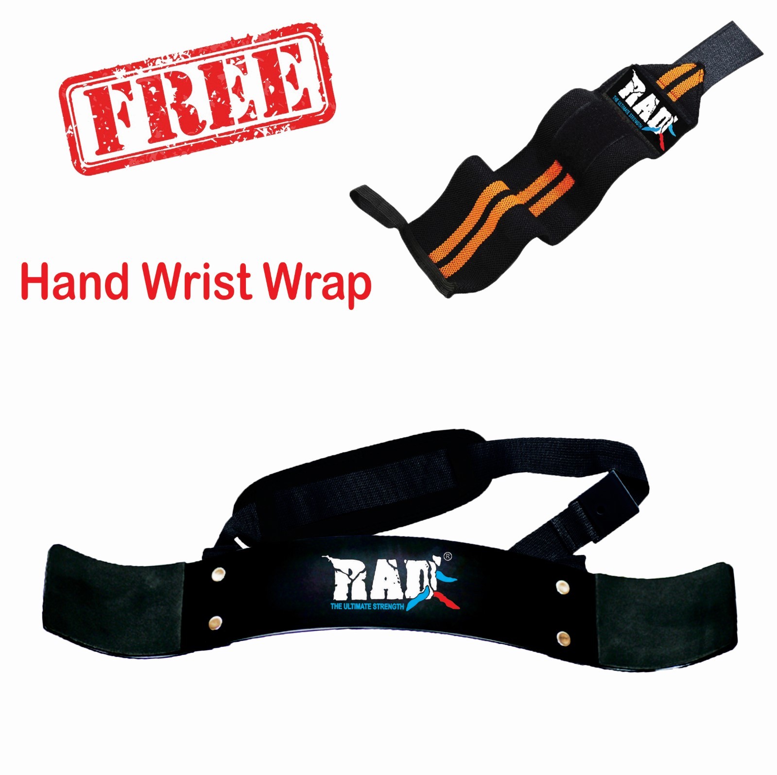 Arm Blaster Body Building Bomber Bicep Curl Triceps Muscle Builder -RAD