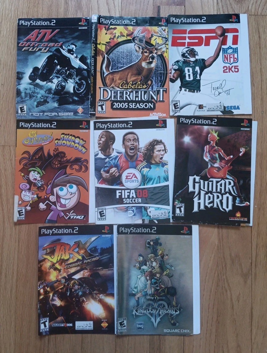 Playstation 2 Replacement Cover Art
