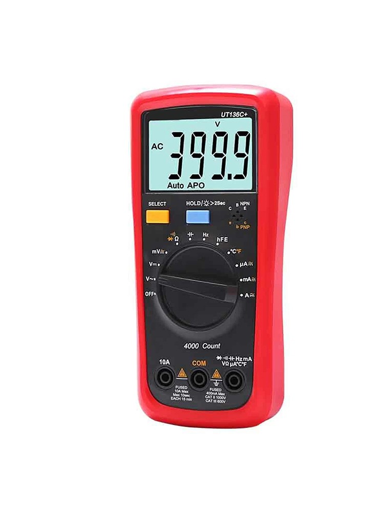 UT136C+ Multimeter Digital Multimeter Tester AC DC Voltmeter Ammeter