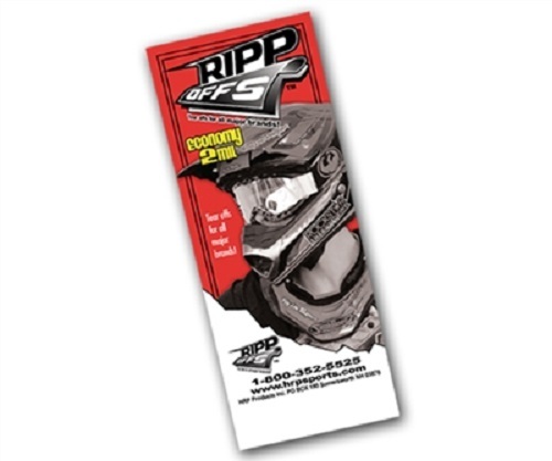 RippOffs brand tearoffs tear offs fits EKS BRAND X GOX  2mil 20/pk (not Lucid)