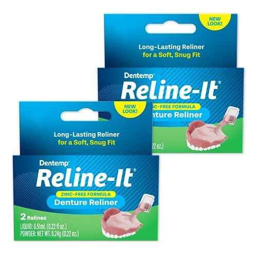 Dentemp Denture Reline Kit - Advanced Formula Reline It Assorted Styles