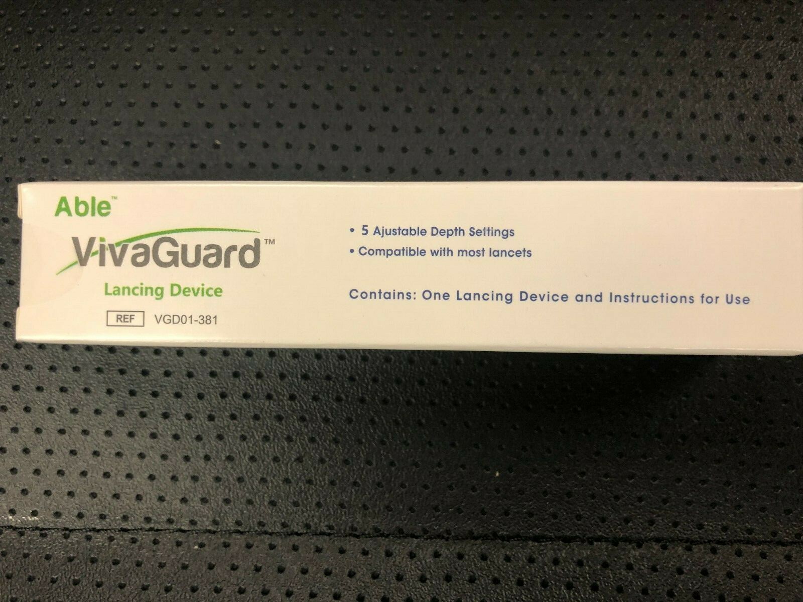 VGD01-381 Able Vivaguard Lancing Device