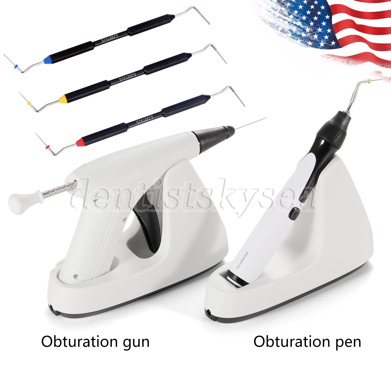Dental Endo Obturation Heated Pen System/ Gutta Percha NITI Stainless Plugger PR