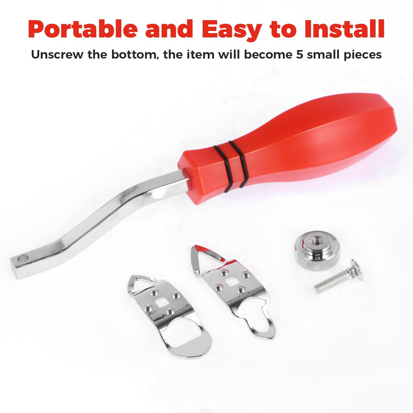 Windshield Locking Strip Tool – 4 Tool Heads for Easy Installation & Removal, Du