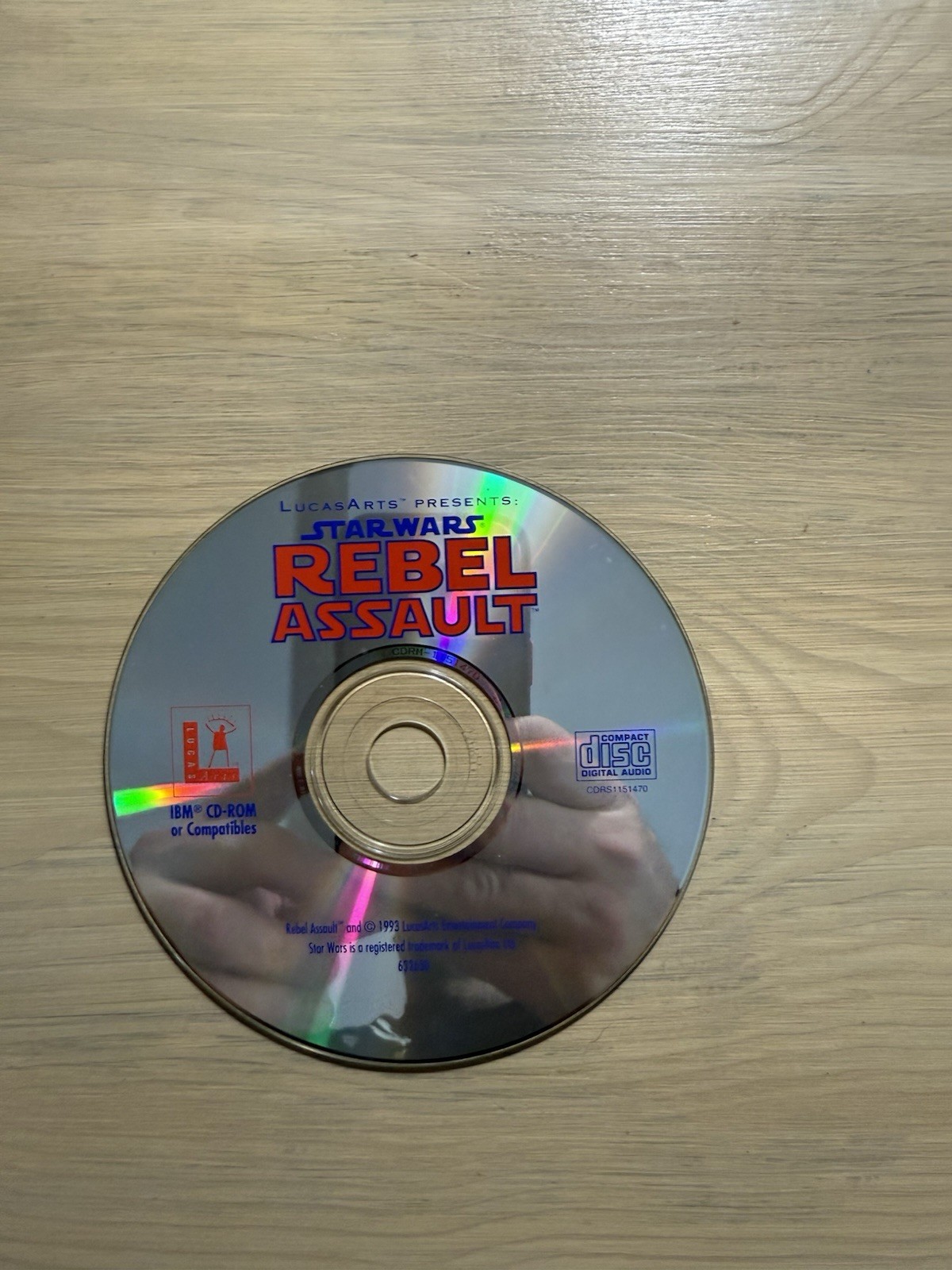 Star Wars Rebel Assault IBM PC CD-ROM