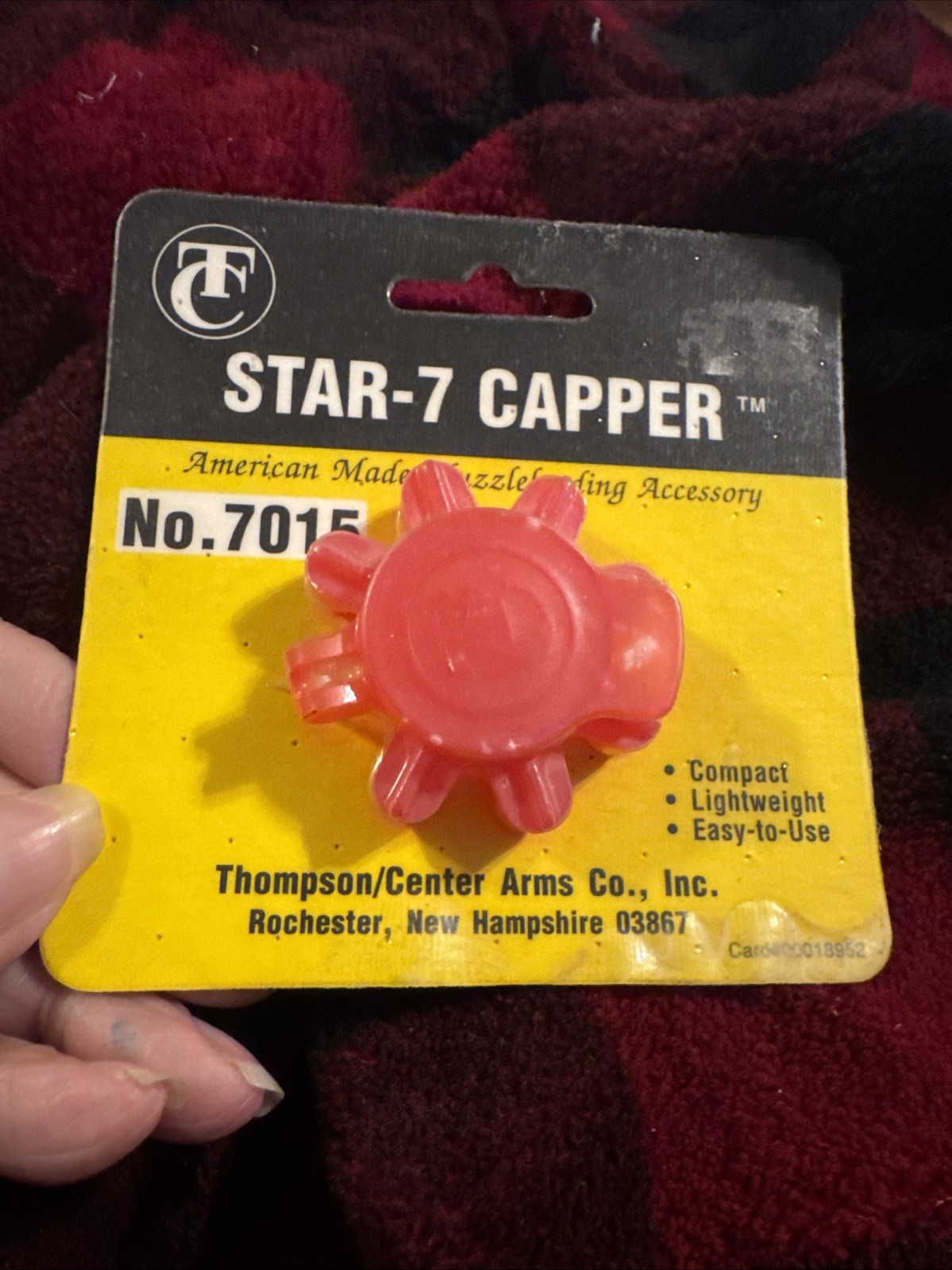NEW T/C Muzzleloader Star-7 Capper 7015 Muzzleloading THOMPSON CENTER