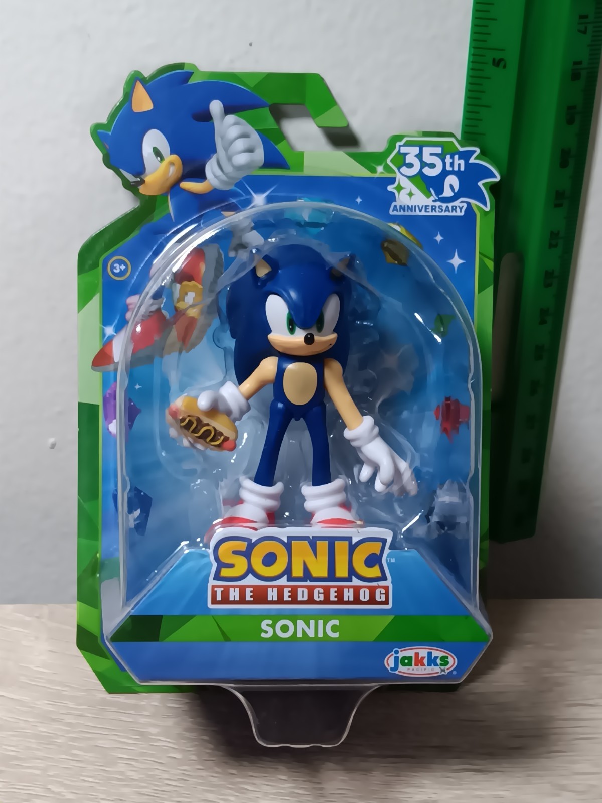 *FREE SHIP* 2.5" CHILI DOG SONIC the Hedgehog (Modern) 35TH SEGA Jakks Pacific