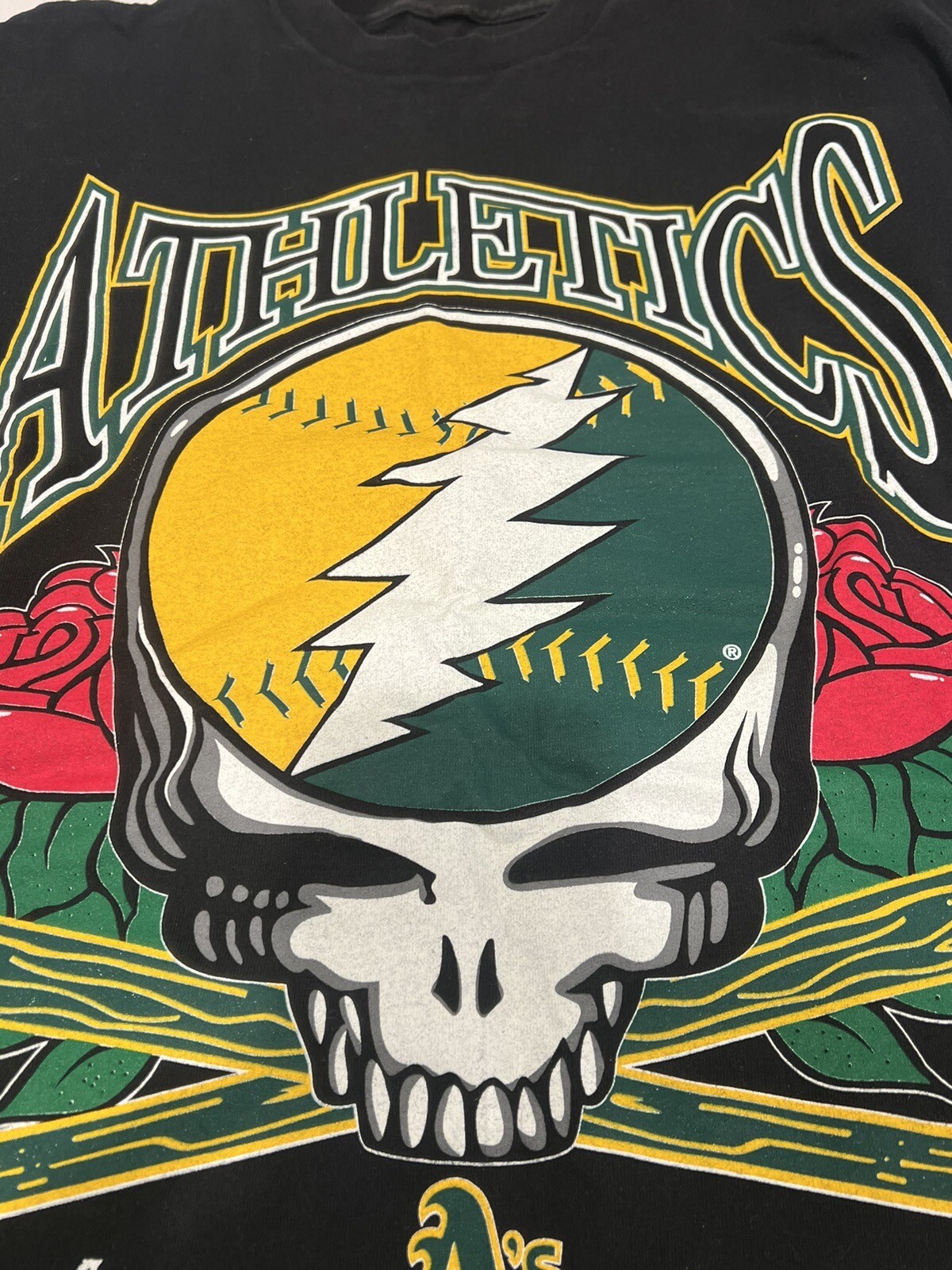 New MLB Grateful Dead Oakland Athletics Shirt, ✌️Extremely Rare 1994