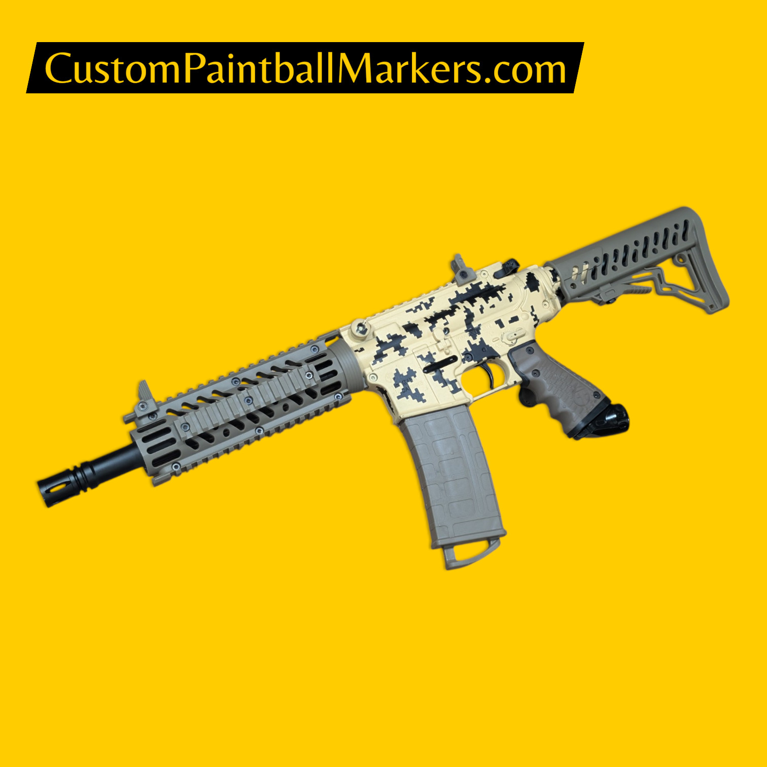 Tippmann TMC Magfed M4A1 "Task Force Delta" Custom Paintball Marker