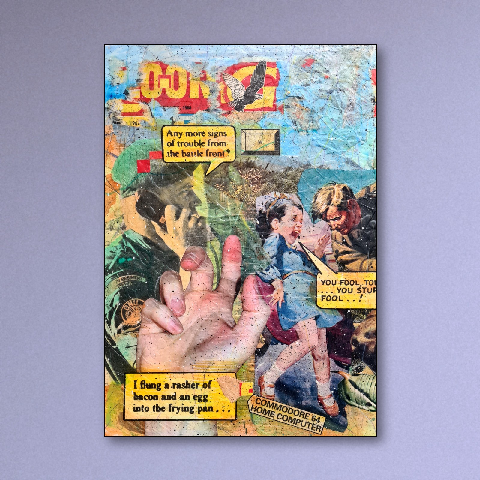 SALE: The Long Story — Part One : A4 Panel : Collage Art : Narrative Partwork