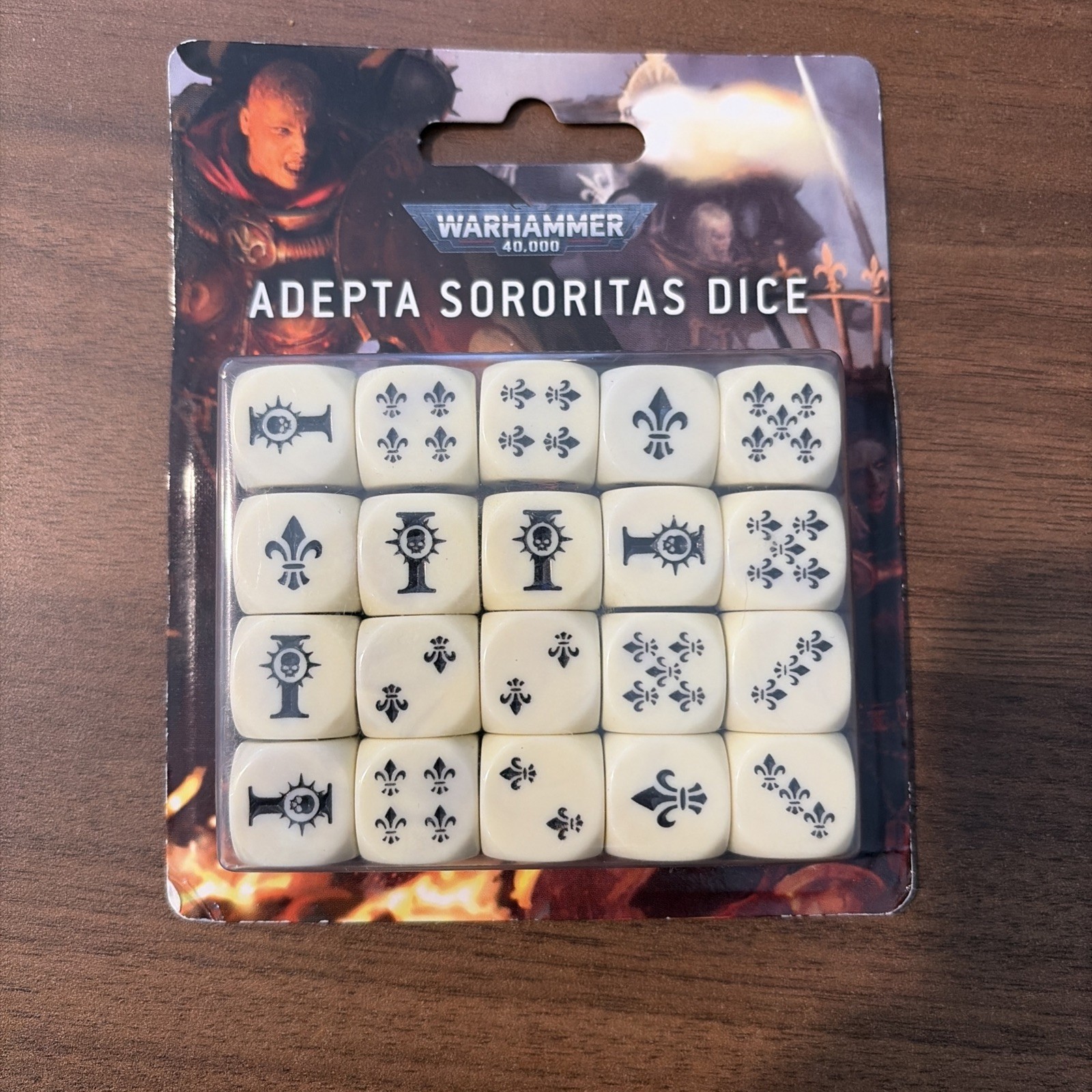 WARHAMMER 40K - ADEPTA SORORITAS - SISTERS OF BATTLE - D6 DICE - NIB