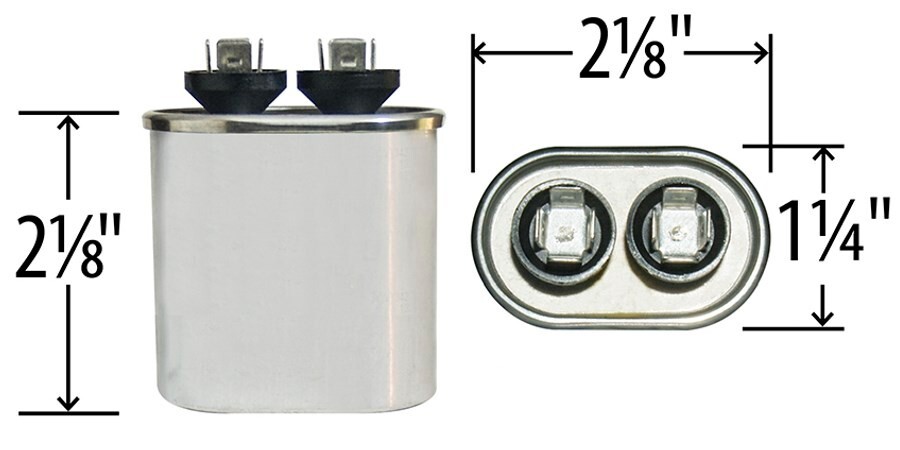 6 MFD x 440 Run Capacitor # 27L1025