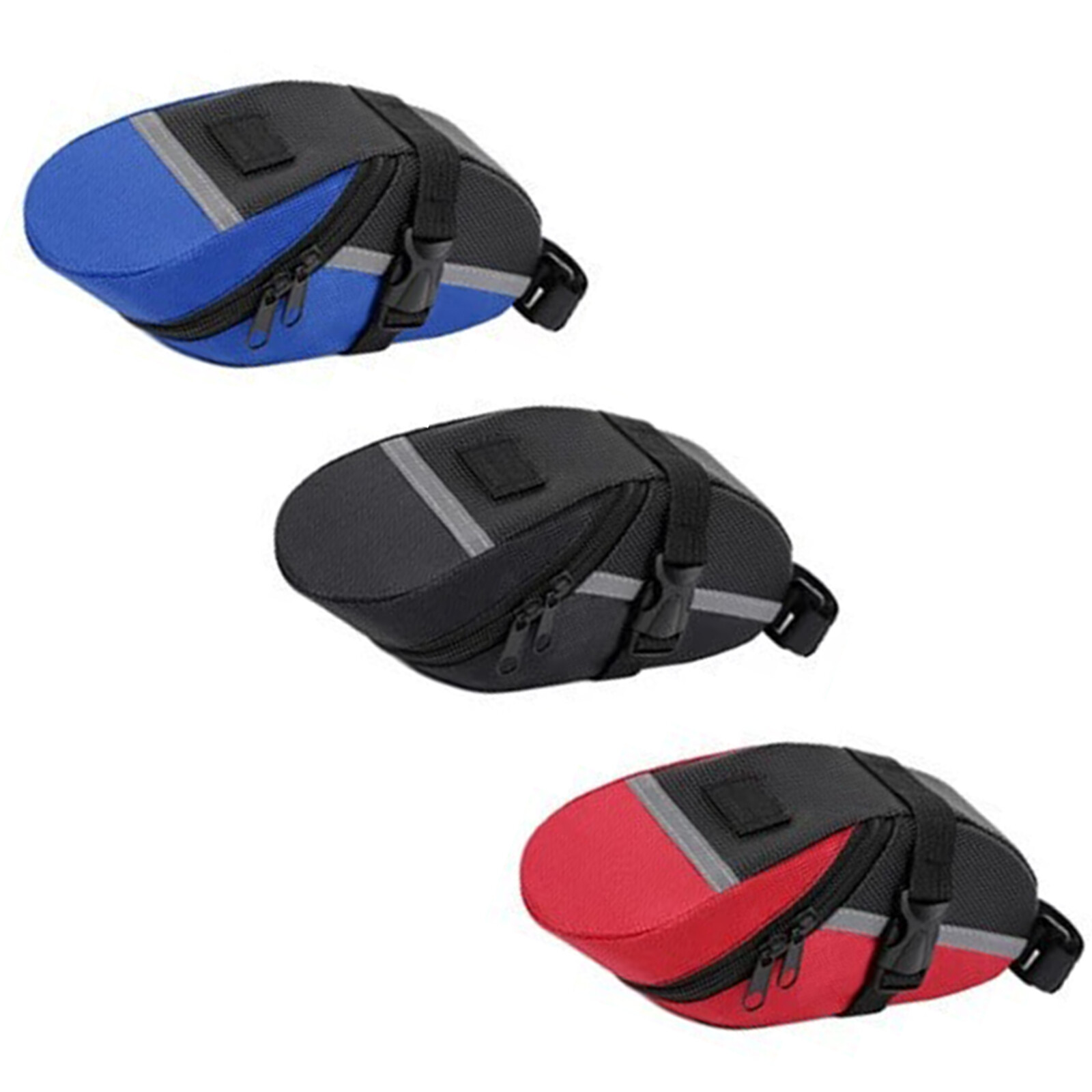 Bike Saddle Bag Bicycle Under Seat Storage Tail Pouch Cycling Bag Waterproof 1PC